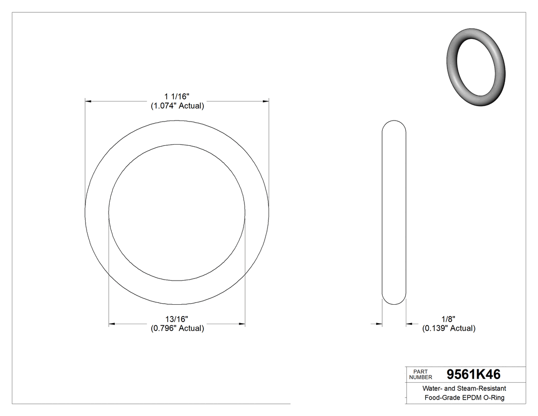 Technical drawing - 9561K46